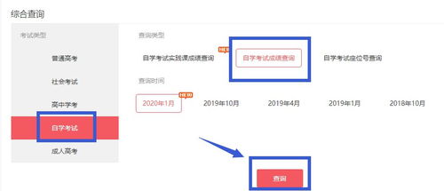 2020年4月廣東自考成績查詢流程圖解 廣東教育考試服務網操作指南